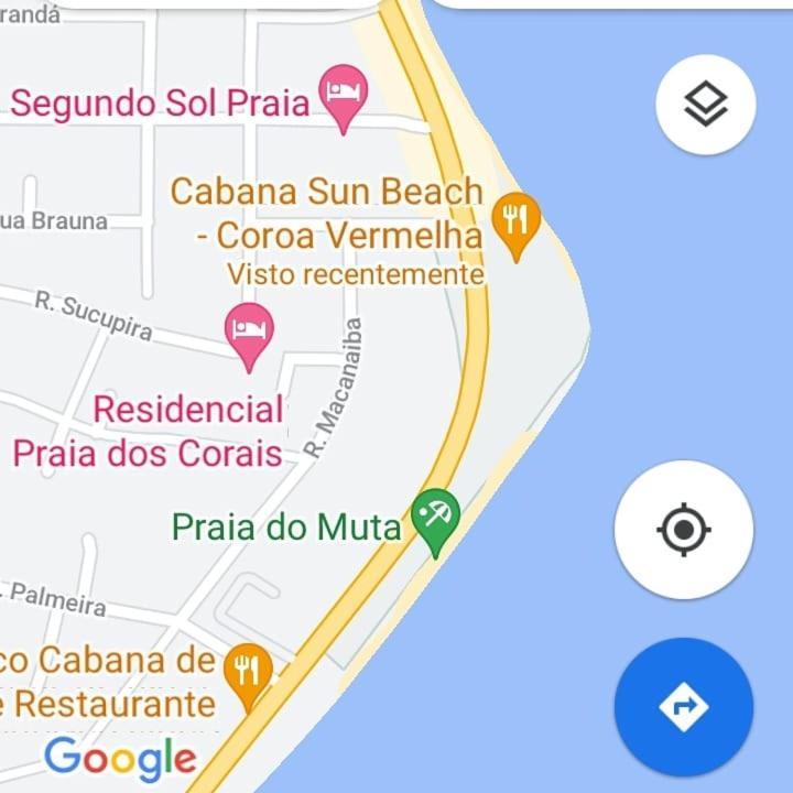Apto 300Mt Praia Coroa Vermelha Санта-Крус-Кабралія Екстер'єр фото